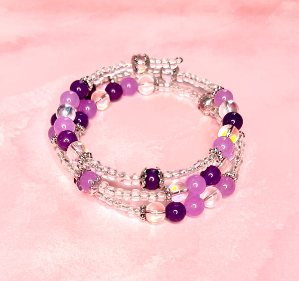 Purple Bangle Bracelet
